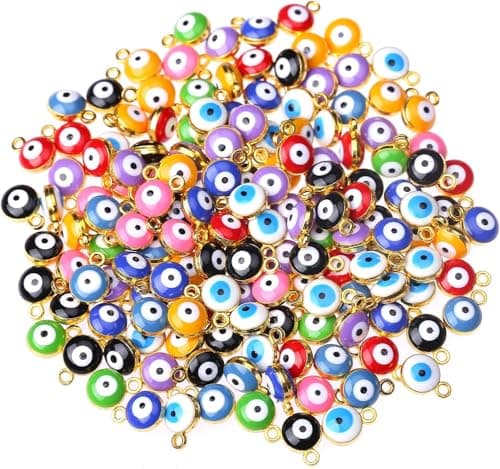 Image of HERZWILD Evil Eye Charm Pendant Charm for Earrings Bracelets Necklace Jewelry Making
