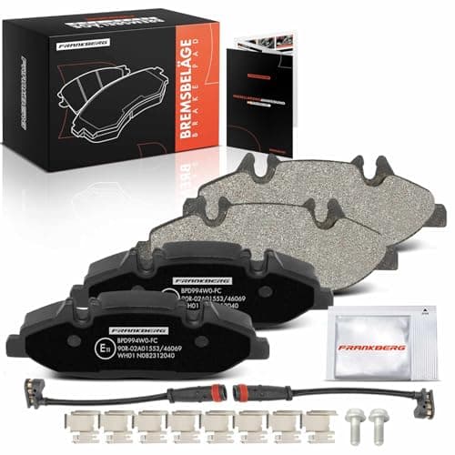 Image of Frankberg Brake Pad Set incl. 4x Pads Front Compatible with Vito Bus W639 Vito/Mixto Box W639 Viano W639 Replace# 0014210910,0034207910