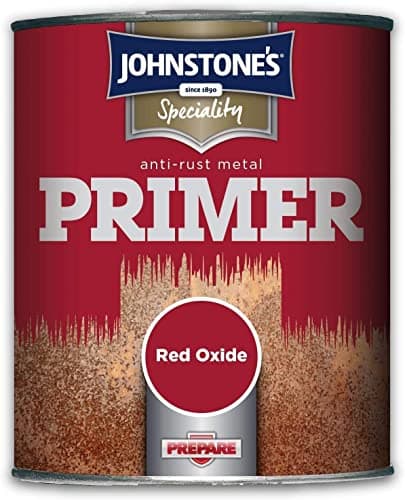 Image of Johnstone's - Speciality Anti-Rust Metal Primer - Red Oxide - Anti Corrosive - Preventing Rust - Suitable for Garden Furniture, Gates & Railings - 8m2 Coverage per Litre - 750ml