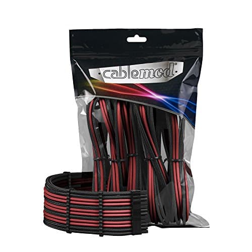 Image of CK CableMod PRO ModMesh Cable Extension Kit - Carbon/Red