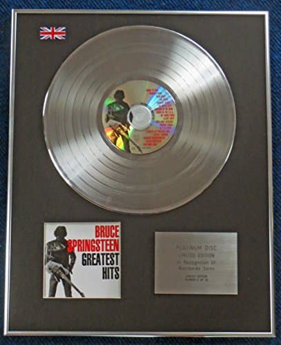 Image of Century Presentations Bruce Springsteen - Limited Edition CD Platinum LP Disc - Greatest Hits