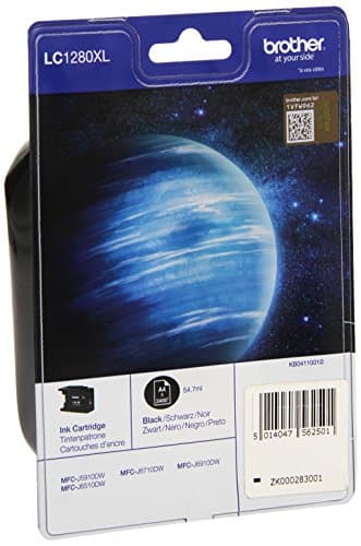 Image of Brother LC-1280XLBK Inkjet Cartridge