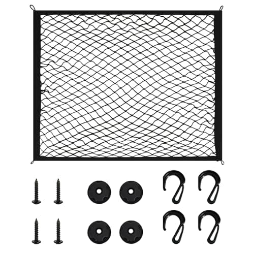 Image of Luggage Net Car Graplan Boot Net Luggage Net Elastic on 180 x 144 cm Boot Net Luggage Net Motorhome Boot Organiser for Most Vehicle Types