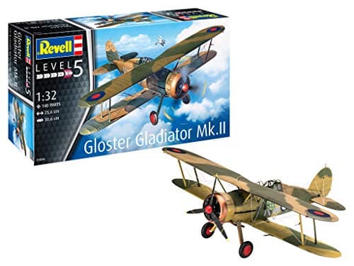 Image of Revell 03846 Gloster Gladiator Mk. II 1:32 Scale Unbuilt/Unpainted Plastic Model Kit