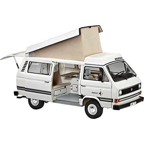 Image of Revell 07344 Volkswagen T3 "Camper" 1:25 Scale Unbuilt/Unpainted Plastic Model Kit