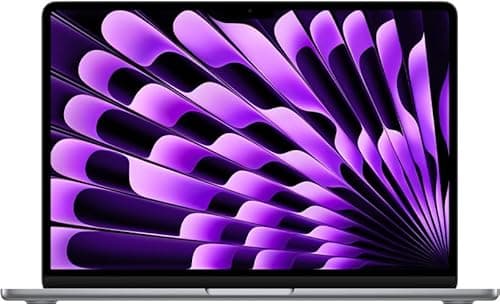 Image of 2024 Apple MacBook Air with Apple M3 Chip with 8CPU & 10GPU (15-inch, 16GB RAM, 512GB SSD Storage) (QWERTY UK) Space Gray (Renewed)