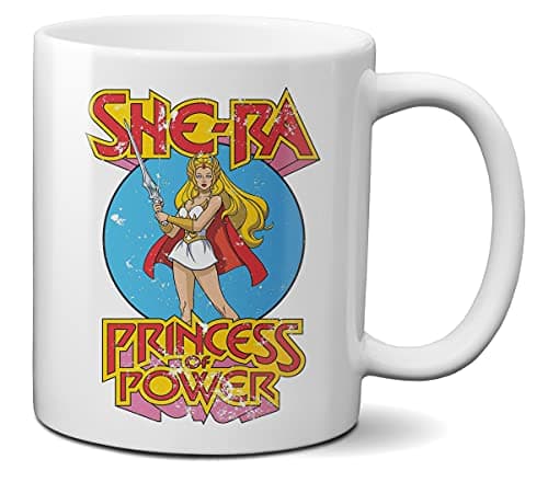 Image of Mugtime (TM) - She-Ra Princess of Power Masters of Universe Comics Cartoon Classic Retro Tea Coffee Mug Cup Ceramic 330ml 11oz