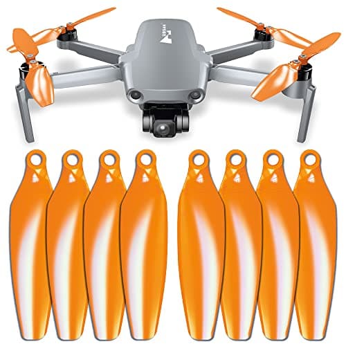 Image of Master Airscrew Stealth Propellers for Hubsan Zino Mini Pro & SE - Orange, 4 propellers in set