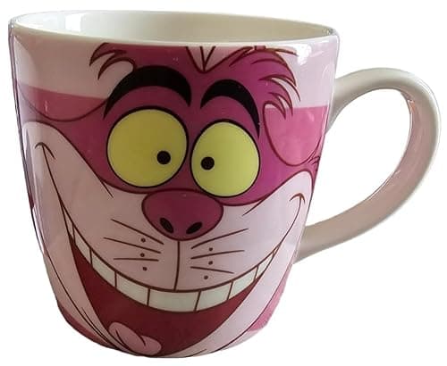 Image of Disney Store Alice in Wonderland Cheshire Cat 'I'm Not All There' Pink Mug