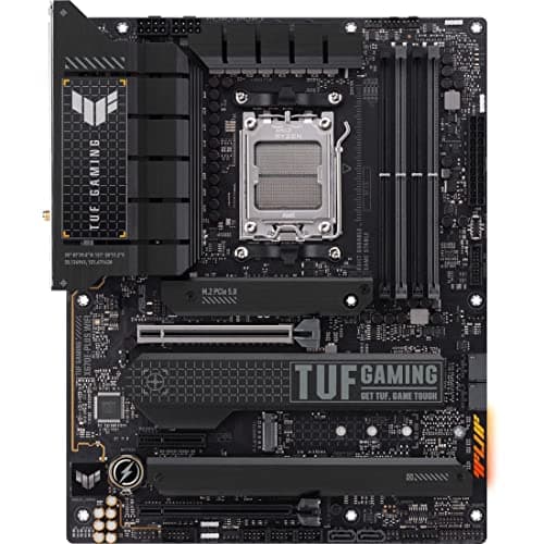 Image of ASUS TUF Gaming X670E-PLUS WiFi 6E Socket AM5 (LGA 1718) Ryzen 7000 ATX Gaming Motherboard (16 Power Levels, PCIe® 5.0, DDR5 Memory, Four M.2 Slots, 2.5 GB LAN, USB 4, Aura RGB L, Aura not ing)
