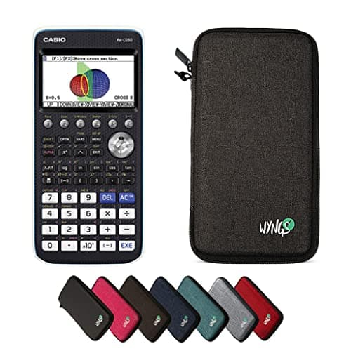 Image of Casio fx-CG50 incl. WYNGS Protective Case Dark Grey - Graphic Calculator - Package Basic
