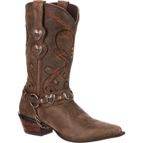 Image of Durango Womens RD4155 Crush Cowgirl Boot Brown Size: 6.5 UK