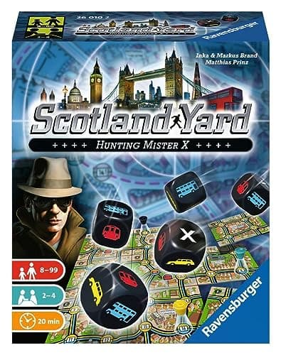 Image of Ravensburger 26010 Scotland Yard, The Dice Game for 2-4 Players, Classics, Children and Adults from 8 Years
