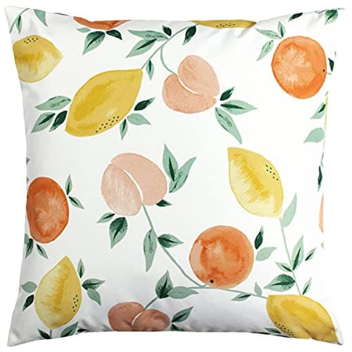 Image of furn. Les Fruits Outdoor Polyester Filled Cushion, Multi, 43 x 43cm