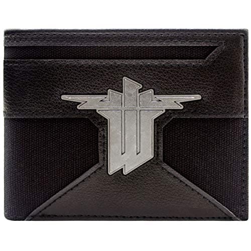 Image of Wolfenstein II The New Colossus Wallet Bi-Fold Coin Pocket & Card Holder, Black