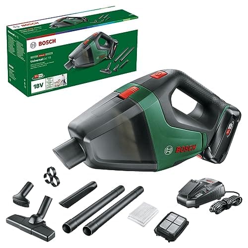 Image of Bosch Akku Staubsauger UniversalVac 18 (2,5 Ah Akku, 18 Volt Sytem, im Karton)