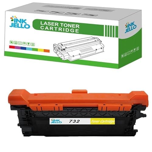 Image of Inkjello 732 Toner Cartridge Replacement for Canon i-SENSYS LBP7780Cx yellow (1 Pack)