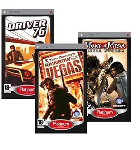 Image of TRIPACK PSP RAINBOW 6 VEGAS + PRINCE OF PERSIA 3 + DRIVER 76 [video game]