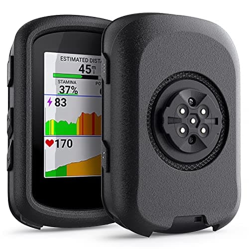 Image of TUSITA Silicone Case Compatible with Garmin Edge 540 | 540 Solar | 840 | 840 Solar - Black