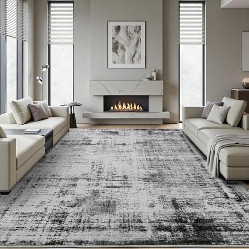 Image of Sour Lemon Rugs Living Room 160x230, Large Machine Washable Area Rug,Non Slip Vintage Retro Rugs for Bedroom,Soft Thin Abstract Rug Foldable Carpet Rugs Living Room Home Office Decor