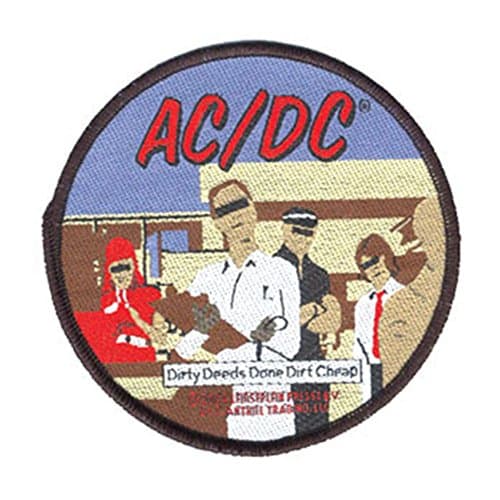 Image of AC/DC Dirty Deeds Patch/Aufnäher Black