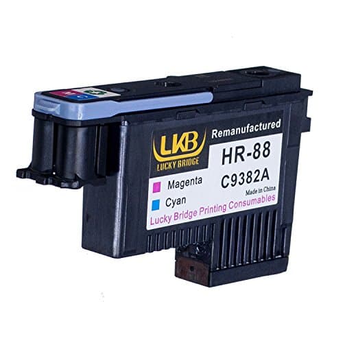 Image of Lucky Bridge HP88 Printhead 1pcs C9382A Magent and Cyan Remanufactured Compatible for HP Officejet with HP Office jet K5400 L7550 L7580 L7590 L7650 L7680 L7750 L7780 L7790 Printer