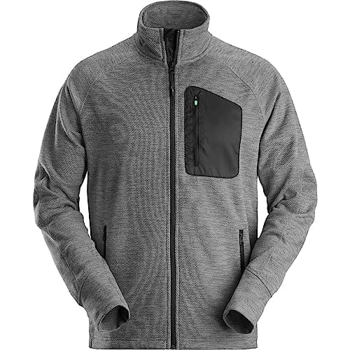 Image of Snickers 8042 Flexi Work Fleece Jacket Grey/Black XS