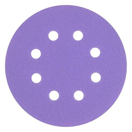 Image of Trend 125 mm Sanding Discs for Random Orbital ROS Sanders, 150 Grit, 10 Pack, Anti-Clog Film Abrasive for Wood and Paint, AB/125/150A