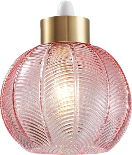 Image of Harper Living Easy Fit Shade, Green and Pink Colour Variations, 20.5cm Diameter (Pink), 1225