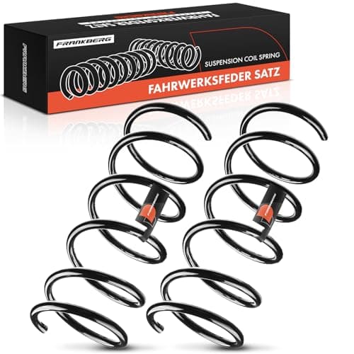 Image of Frankberg 2x Coil Spring Rear axle Compatible with KA RU8 1.2 1.3 TDCi Hatchback 2008-2016 Replace# 1540275