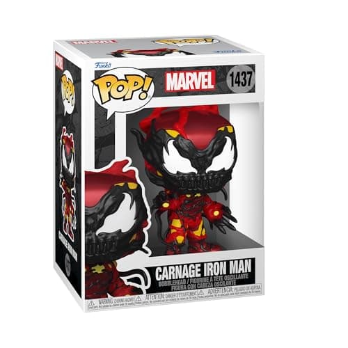Image of Funko Pop! Marvel: Carnageized - Iron Man - Marvel Comics - Collectable Vinyl Figure - Gift Idea - Official Merchandise - Toys for Kids & Adults - Comic Books Fans - Model Figure for Collectors