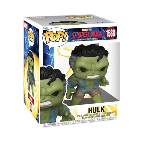 Image of Funko POP! Super: Spider-Man Day - Hulk - Collectable Vinyl Figure - Gift Idea - Official Merchandise - Toys For Kids & Adults - Model Figure for Collectors and Display