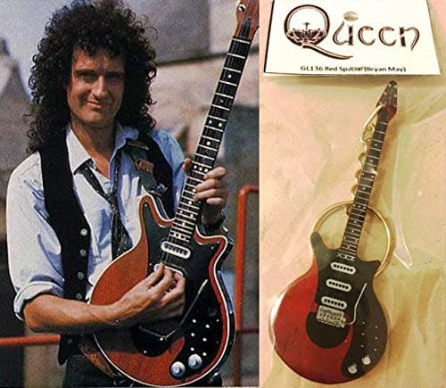 Image of Keychain Guitar Red Special Brian May Queen