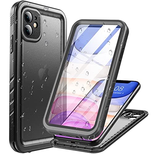 Image of Cozycase for iPhone 11 Waterproof Shockproof Case with Screen/Camera Protector - Unbreakable/Heavy Duty/Front and Back Cover 【360 Full Body Protective】 Underwater Dustproof/Anti Dust Shock Hard Bumper