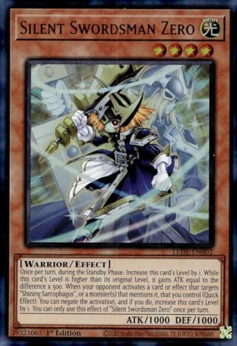 Image of YU-GI-OH! Silent Swordsman Zero - LEDE-EN002 - Ultra Rare - 1st Edition