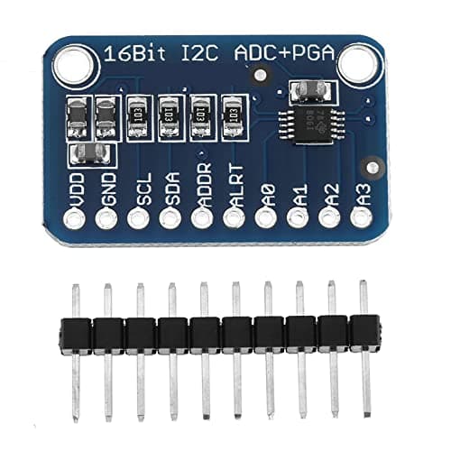 Image of Aumotop 16 Bit I2C ADC Module, High Analog to Digital Converter, Easy to Use for Microcontrollers