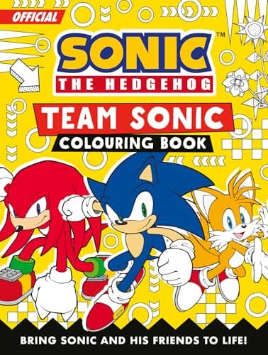 Image of Sonic the Hedgehog Team Sonic Colouring Book: New official creative colouring book for fans of the Sonic games, films and TV shows!
