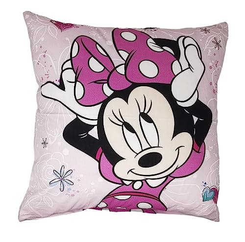 Image of Theonoi Children's Pillow Cover Cushion Cover Decorative Cushion Cover Decorative Pillow Cover 40 x 40 cm without Filling without Cushion made of Cotton (Minnie)