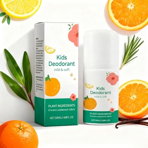 Image of Natural Deodorant, 50 ml Vanilla Citrus Roll On Perfume Deodorant, Portable Roll Fragrance Perfume Bottle, Body Deodorant, Skin Protect Dry Skin, Prevent Moisturising Skin Care (1)