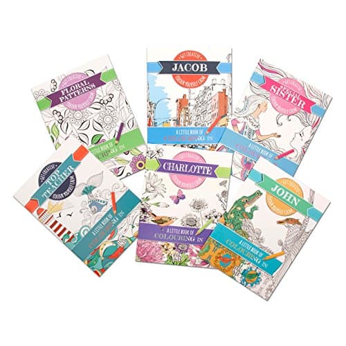 Image of Personalised Colouring Book Girls/Ladies Names Colour Therapy Books Travel size (Maureen)