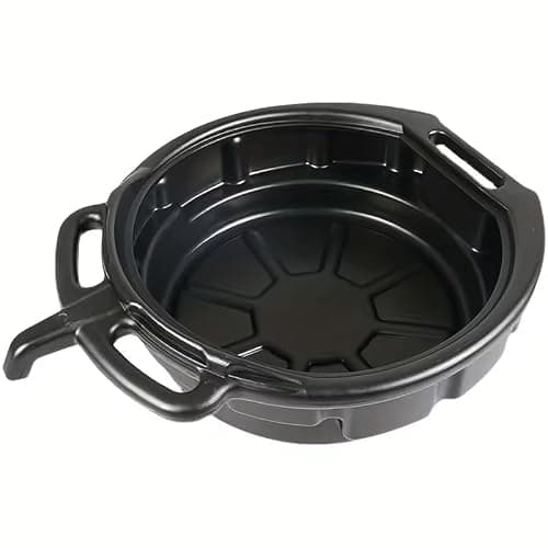 Image of JKWQFBOYAN Oil Drain Pan With Spout For Motorcycle Car Motor Oil Pan Drain Car 15L Coolant, Gearbox Oil, Antifreeze, Fluids, Vehicle Service Garage Equipment