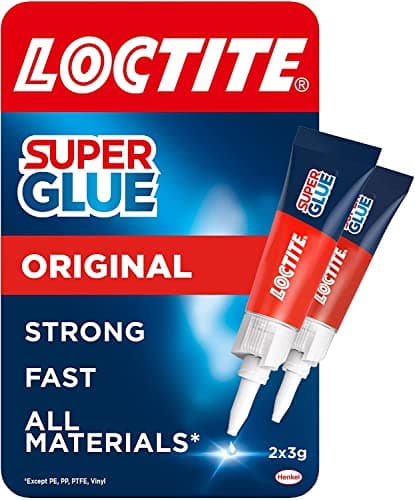 Image of Loctite Universal, Strong All Purpose Super Glue for Repairs, Clear Glue Liquid for Various Materials, Easy to Use Instant Super Glue, 2 x 3g