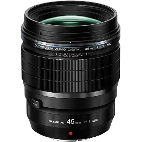 Image of OM SYSTEM OLYMPUS M.Zuiko Digital ED 45mm F1.2 PRO For Micro Four Thirds System Camera, Ultra Bright F1.2 lens, Weather Sealed Design, MF Clutch, L-Fn Button