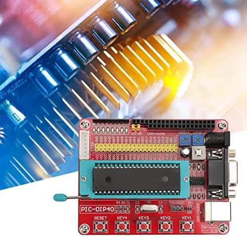 Image of PIC Development Board, PIC16F877A Microcontroller Development Board Microchip PIC Board with RS232 Interface, Computer Components