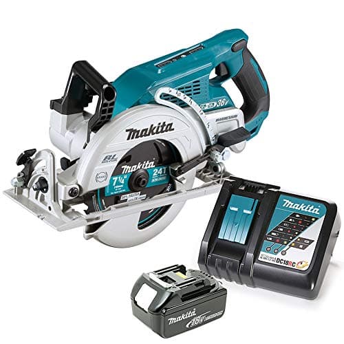 Image of Makita DRS780 36V Brushless Circular Saw 185mm with 1 x 3.0Ah Battery & Charger