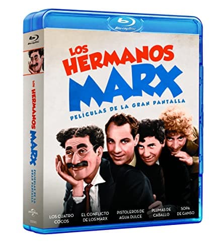 Image of Los Hermanos Marx: Animal Crackers/The Cocoanuts/Horse Feathers/Duck Soup/Monkey Business [Box] [5xBlu-Ray] (English Audio. English subtitles)