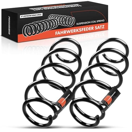 Image of Frankberg 2x Coil Spring Front axle Compatible with Fiesta VI CB1 CCN 1.4L 1.6L Box/Hatchback 2008-2017 Replace# 1547180