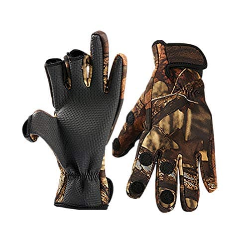 Image of Pro Climate Mens Neoprene Fishing Gloves (Lightweight Waterproof) (L/XL)