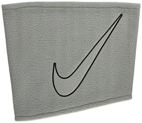 Image of NIKE NNW10 Grey carta Football Fleece Neck Warmer 2.0 PARTICAL, One Size