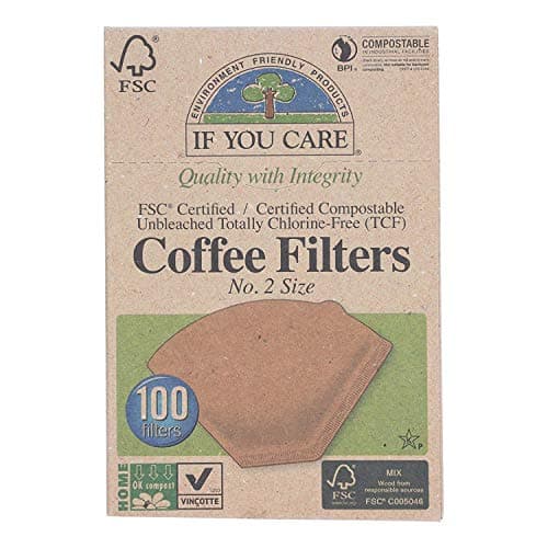 Image of If You Care Coffee Filters No.2 Unbleached 100filters x 3 (Pack of 3)